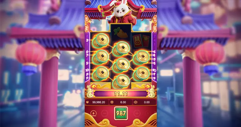 Fortune Rabbit Fortune Spins — símbolos de prêmio com multiplicadores ativos